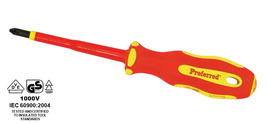 Insulated [1000V] Screwdriver - Phillips & Slotted