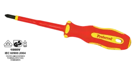 Insulated [1000V] Screwdriver - Phillips & Slotted