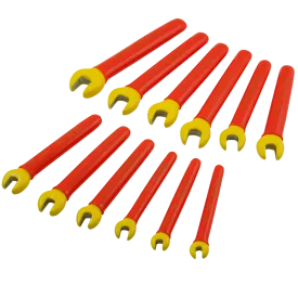 Insulated 12 Piece Metric Open End Wrench Set