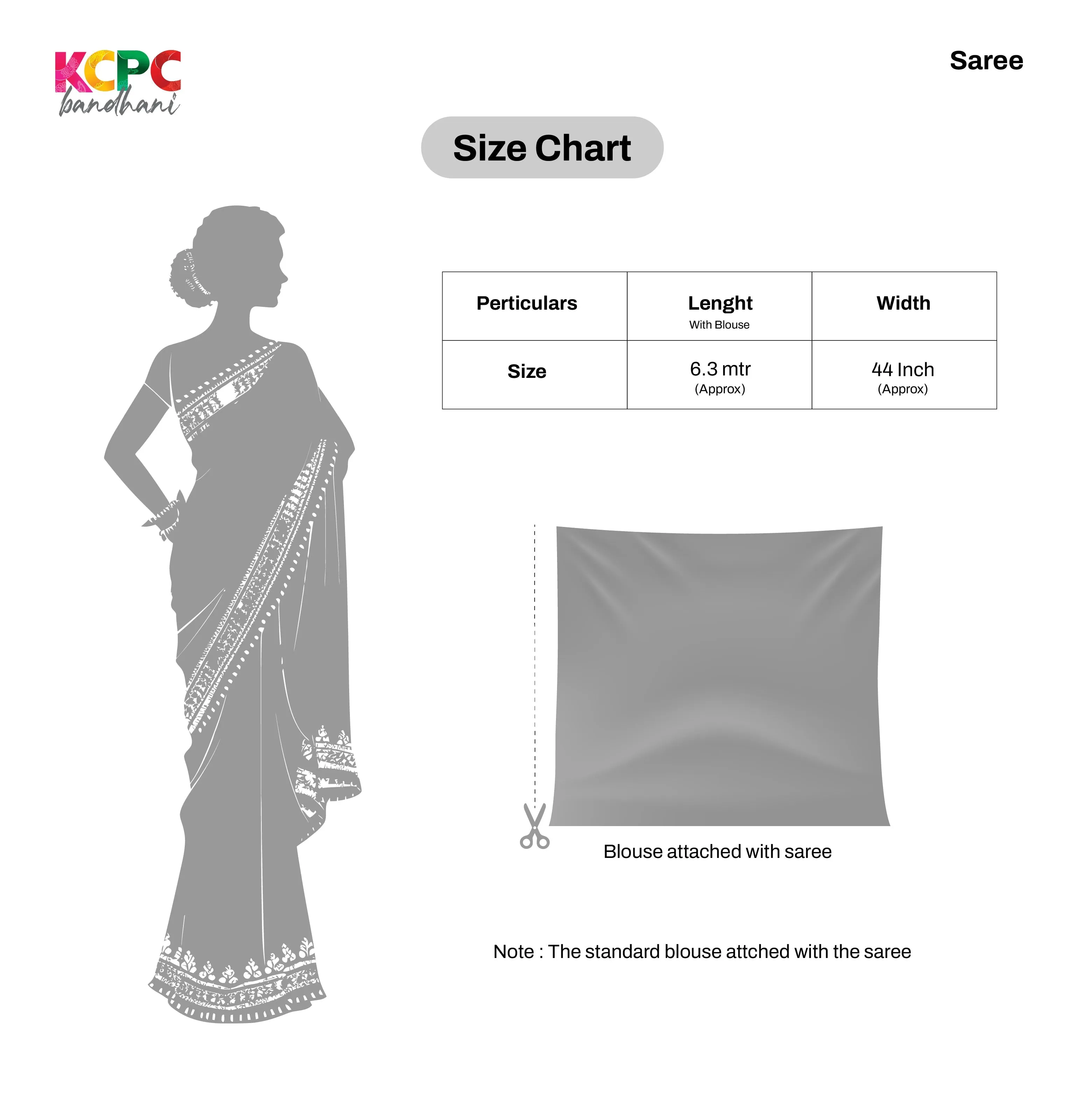 KcPc New Chiffon Gotapatti Work Lightweight Saree  AMT