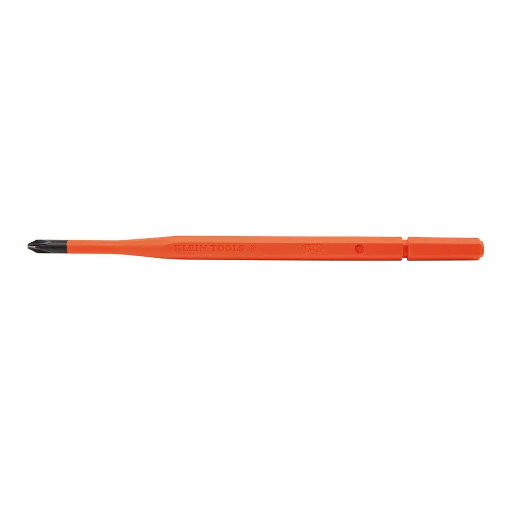Klein 13156 Screwdriver Blades, Insulated Single-End, 2-Pack