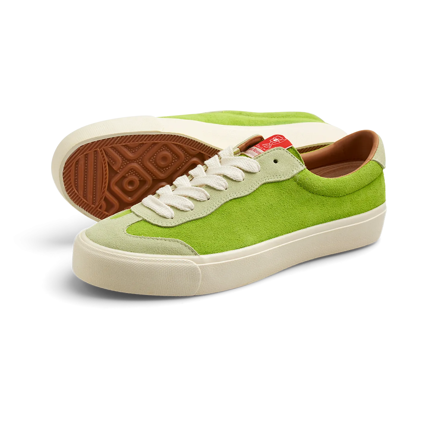 Last Resort AB VM004 Milic Suede Shoe - Duo Green / White