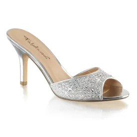 LUCY-01 Fabulicious Silver Glitter Sexy Shoes (High Heels)