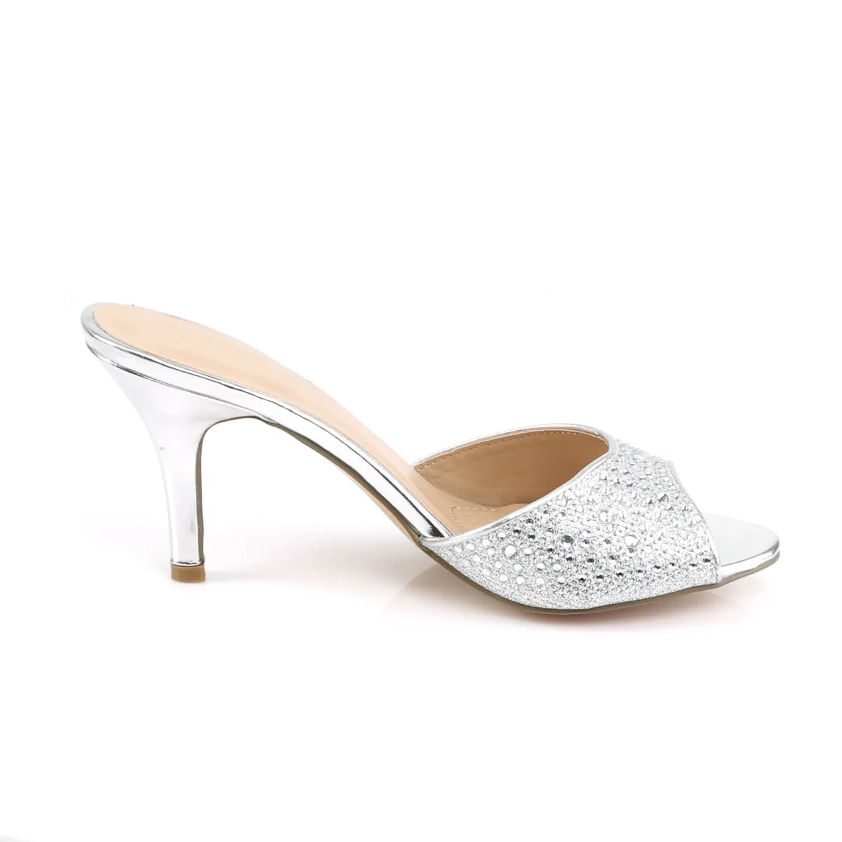 LUCY-01 Fabulicious Silver Glitter Sexy Shoes (High Heels)