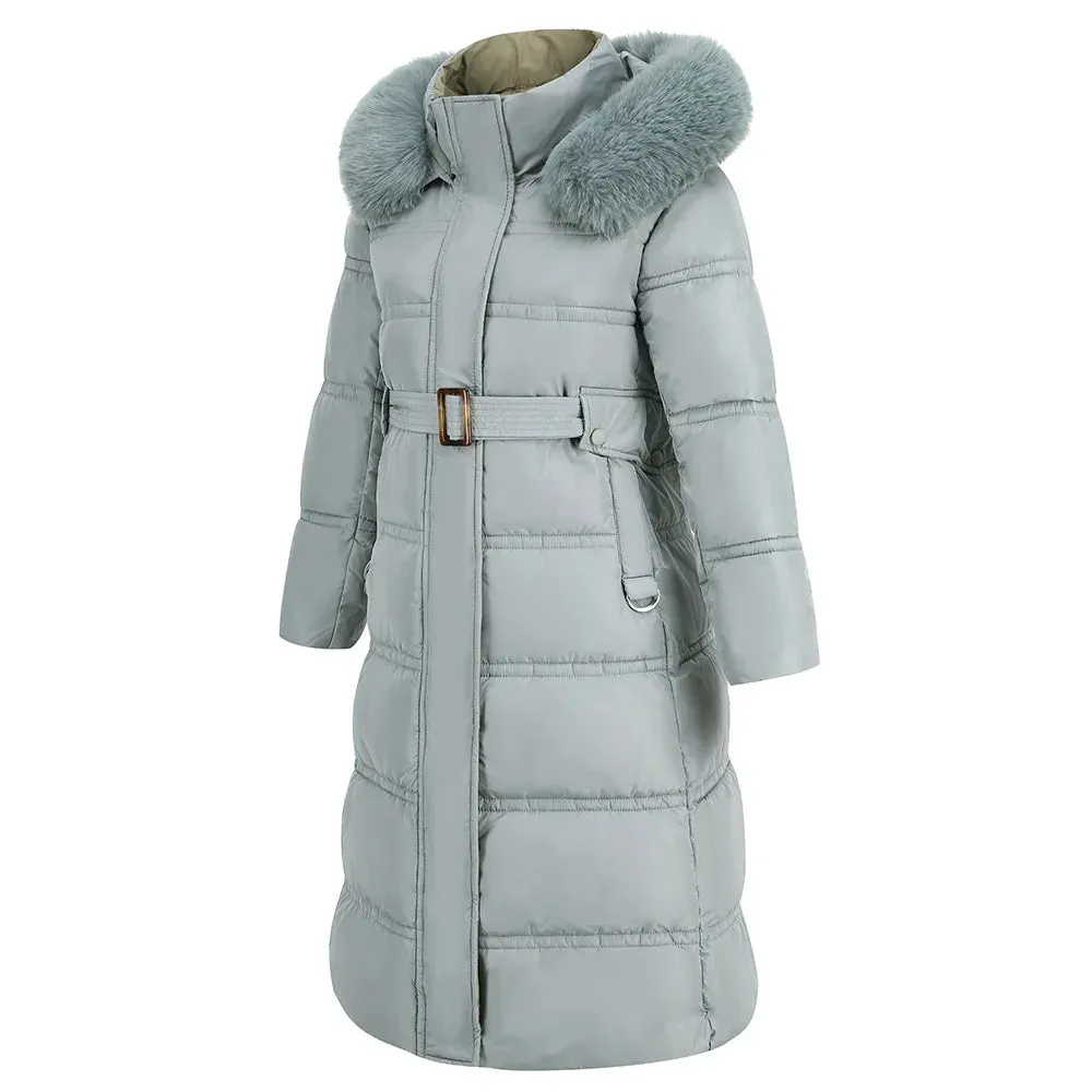 Luexco Womens Down Mid Parka Ski Jacket