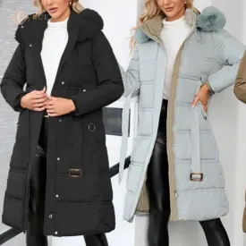 Luexco Womens Down Mid Parka Ski Jacket