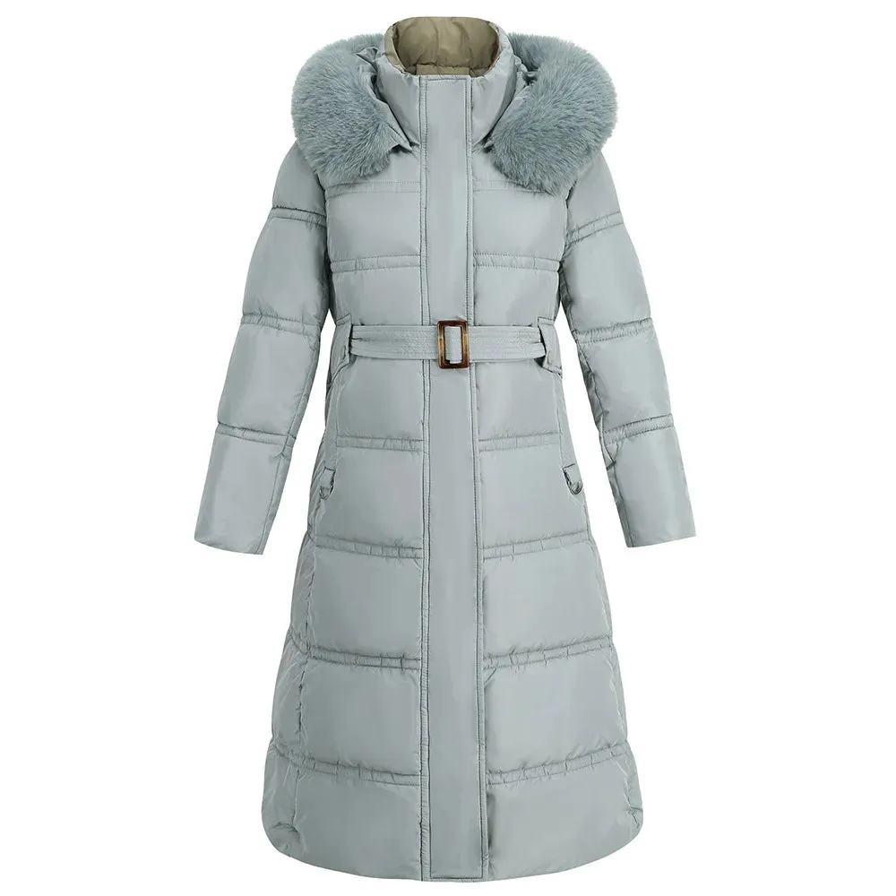 Luexco Womens Down Mid Parka Ski Jacket
