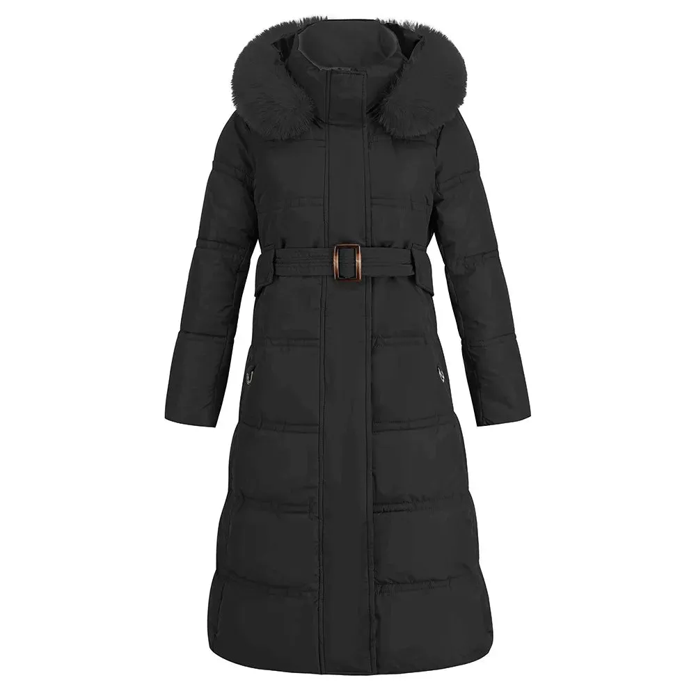 Luexco Womens Down Mid Parka Ski Jacket