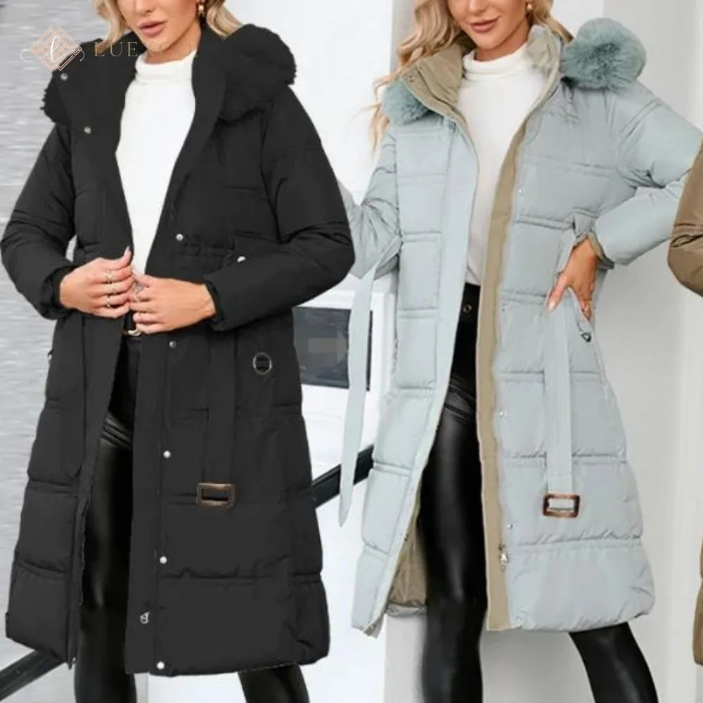Luexco Womens Down Mid Parka Ski Jacket