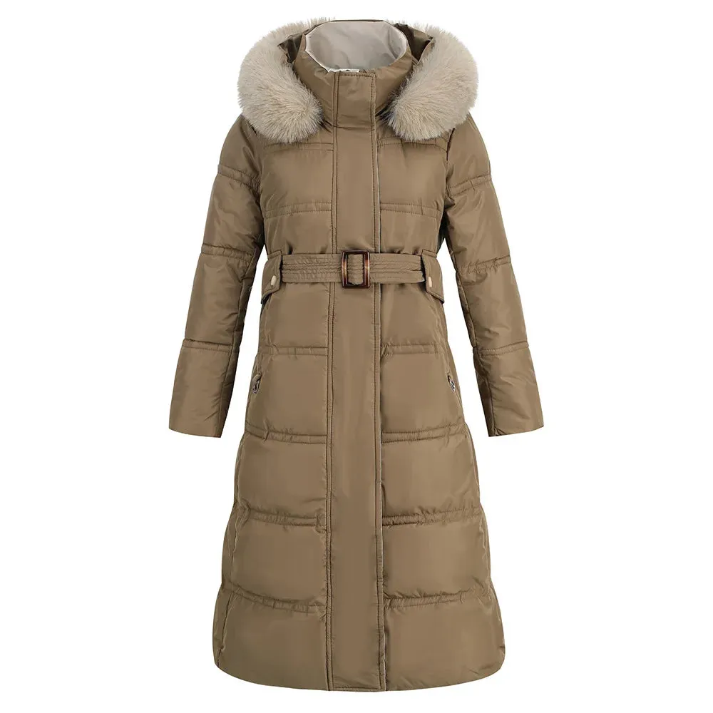 Luexco Womens Down Mid Parka Ski Jacket