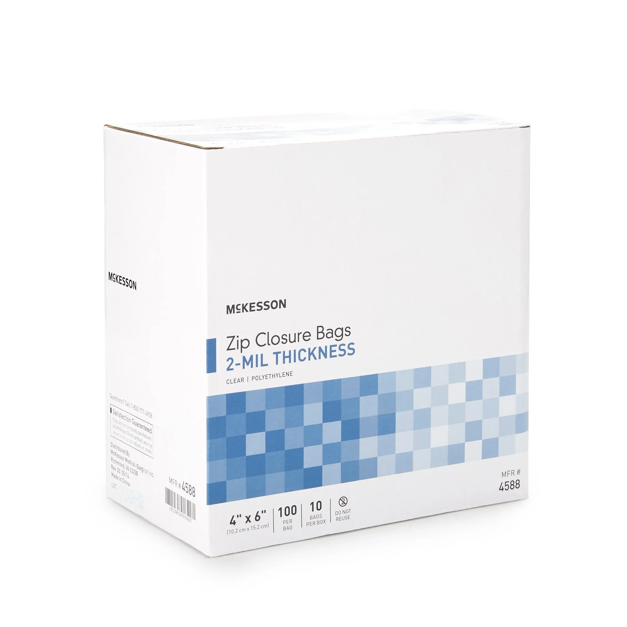McKesson 4 X 6 Inch Zip Closure Bag