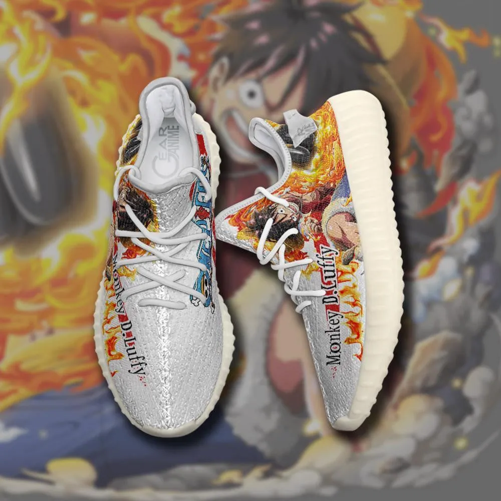 Monkey D Luffy Sneakers Custom Skill OP Anime Shoes