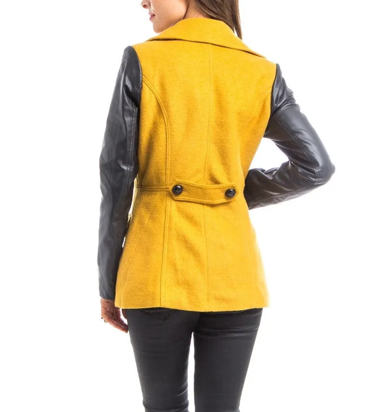 Mustard Wool Coat
