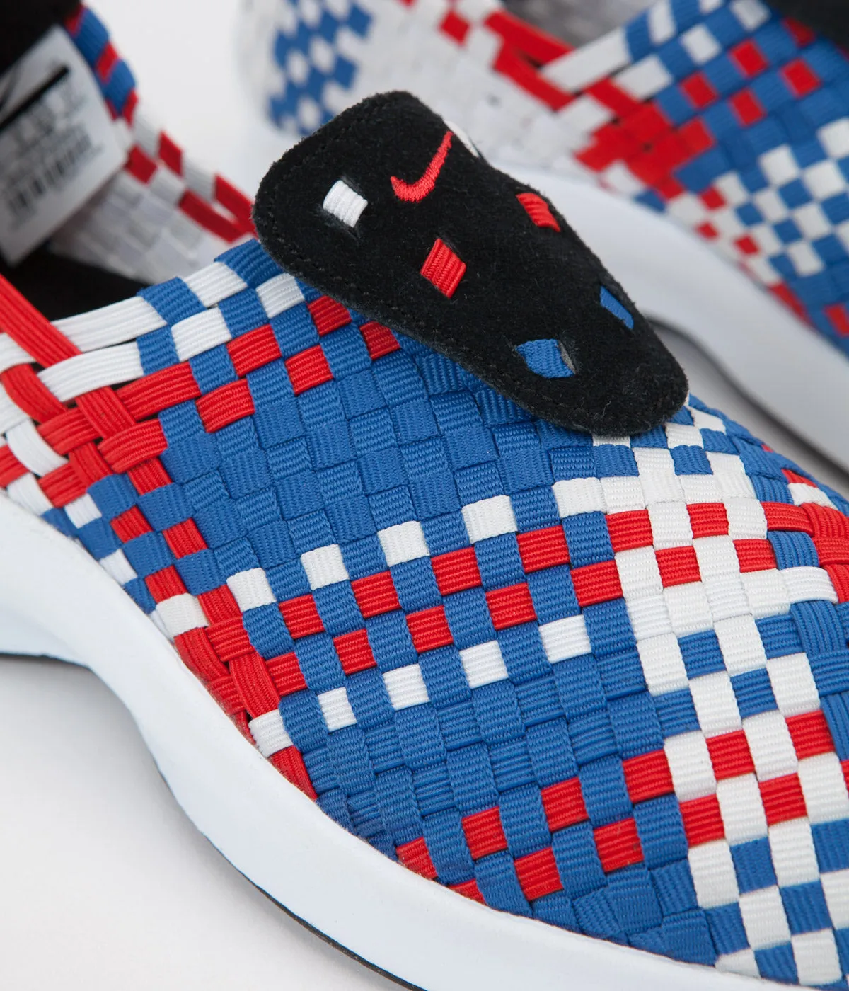 Nike Air Woven Shoes - Black / Rush Red - Blue Jay - Sail