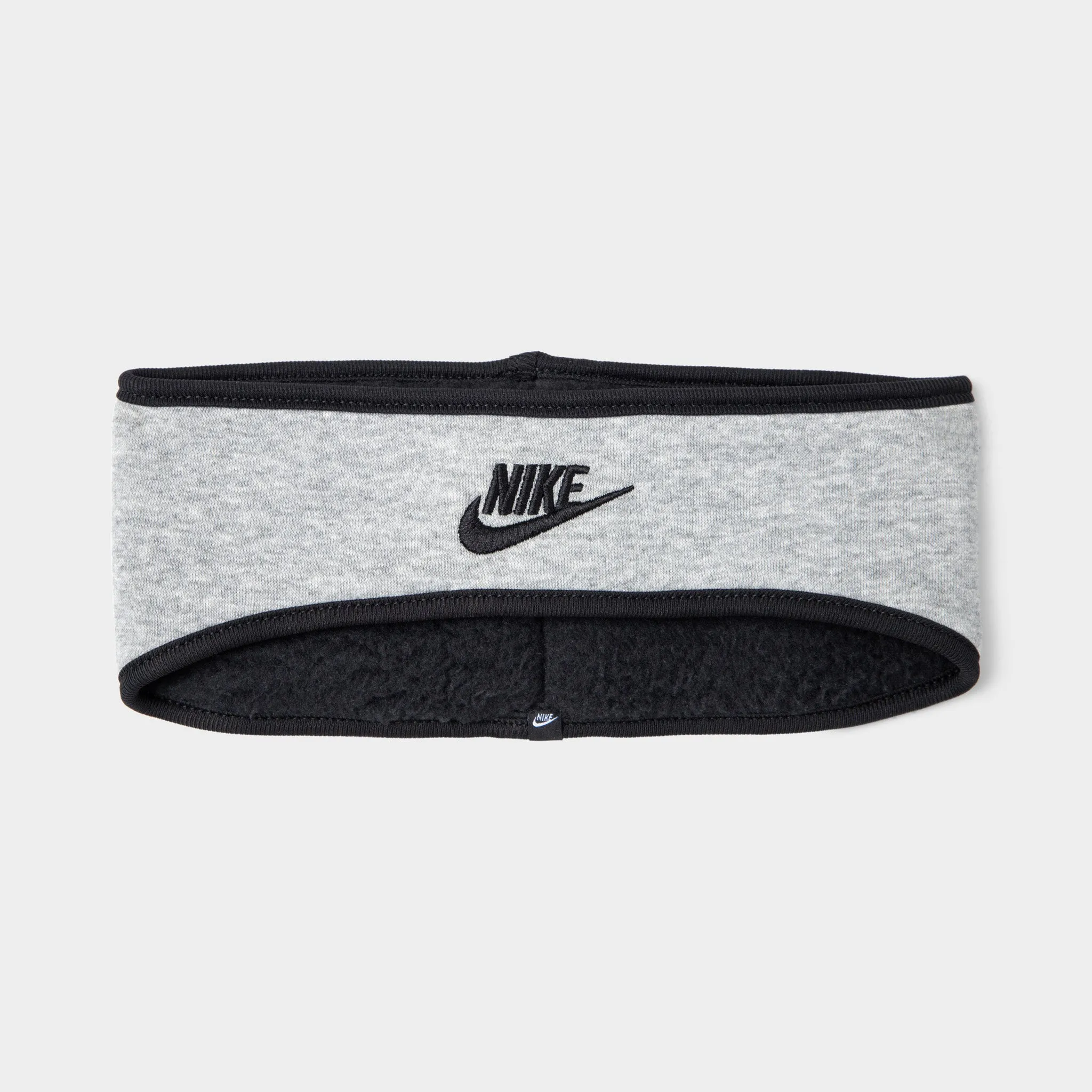 Nike Club Fleece Headband 2.0 Dark Grey Heather / Black - Black