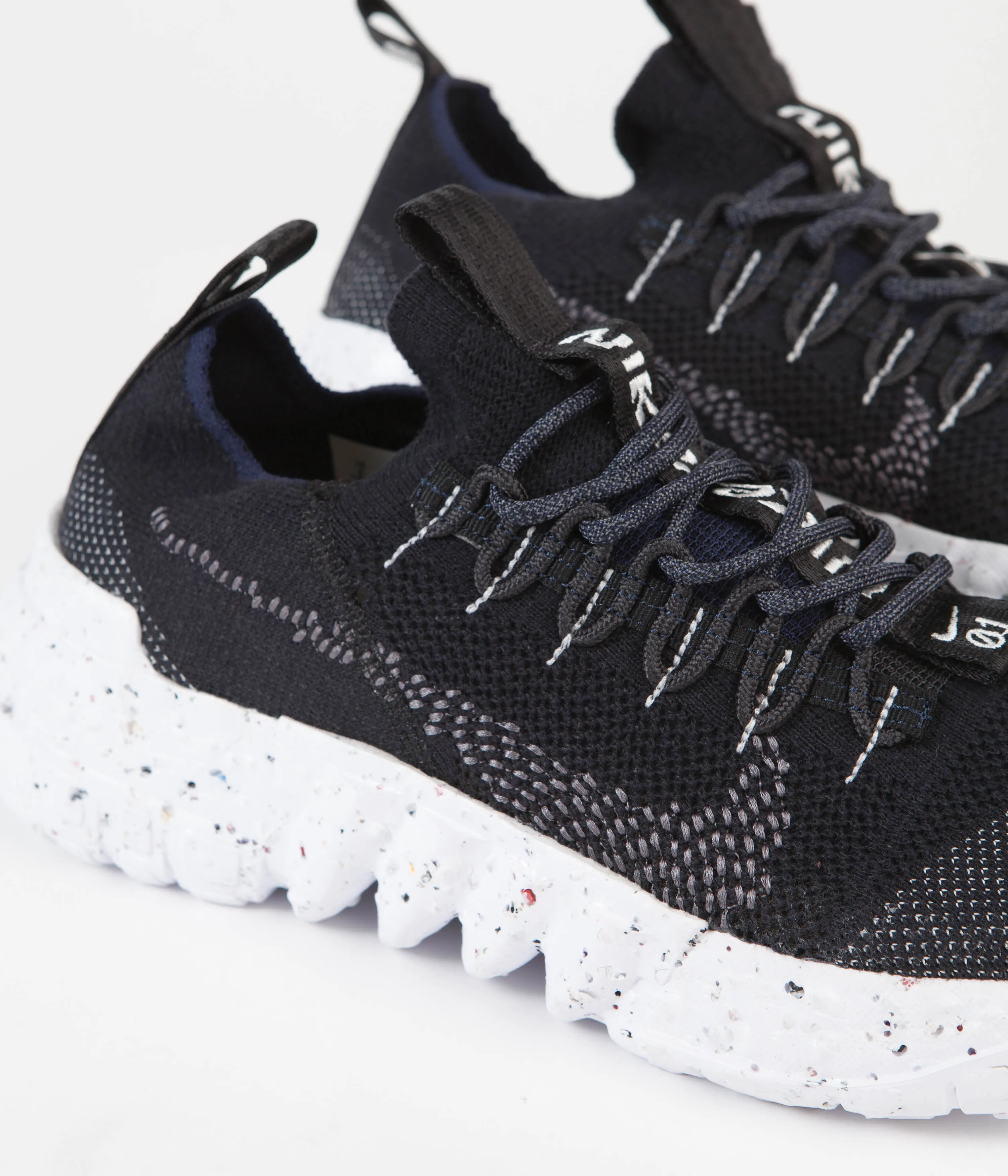 Nike Space Hippie 01 Shoes - Black / Dark Grey - Off Noir - Midnight Navy