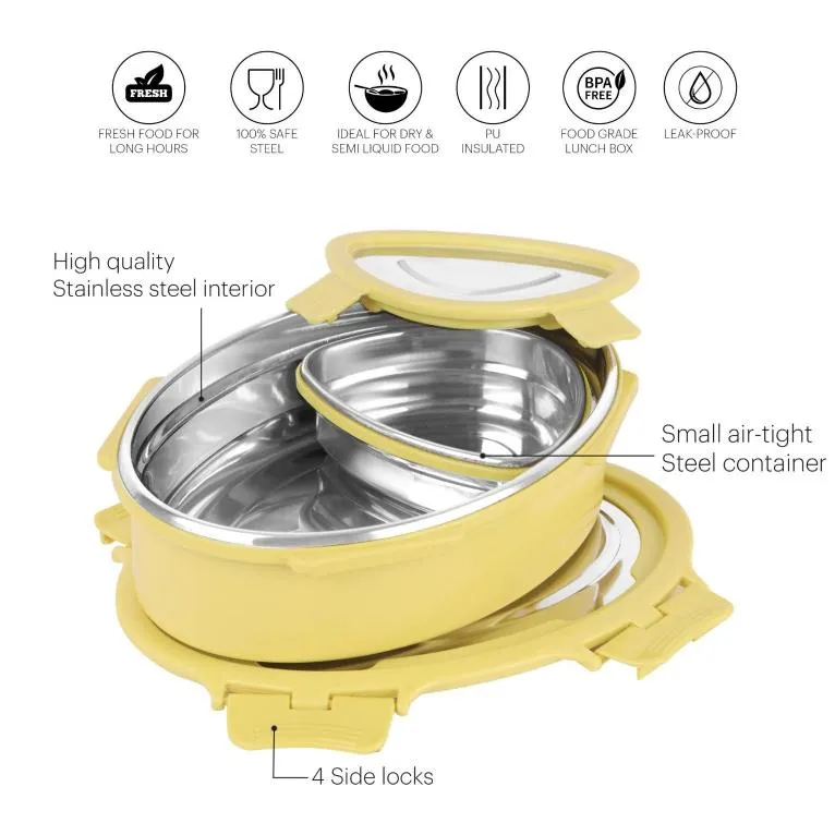 Oval Eat Insulated Lunch Box
