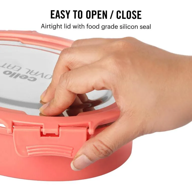 Oval Eat Insulated Lunch Box