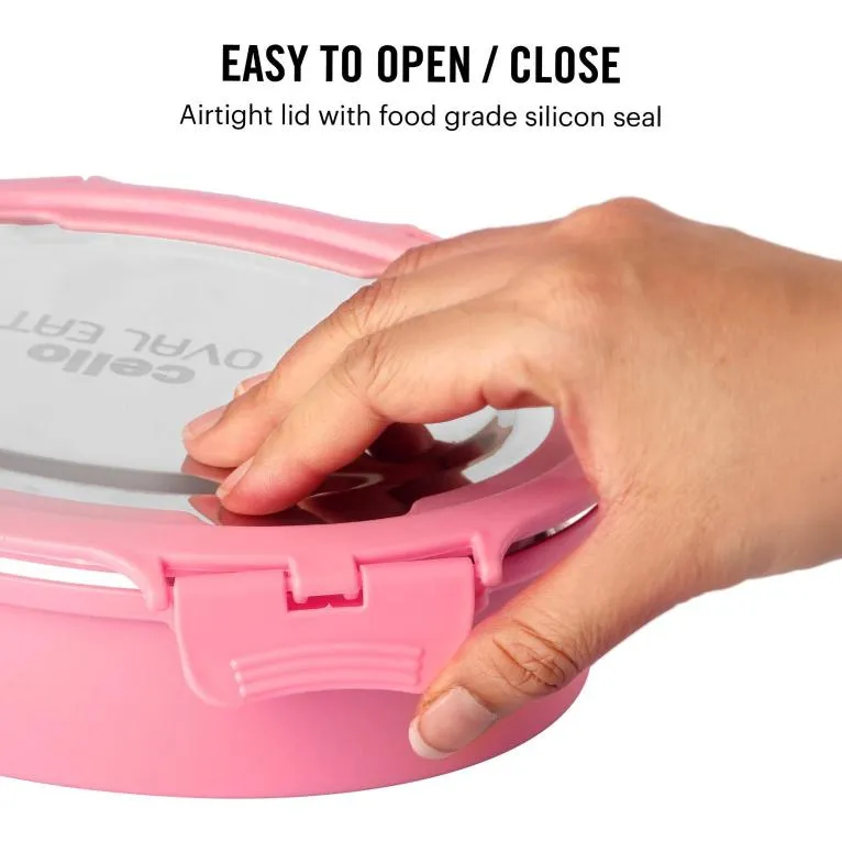Oval Eat Insulated Lunch Box