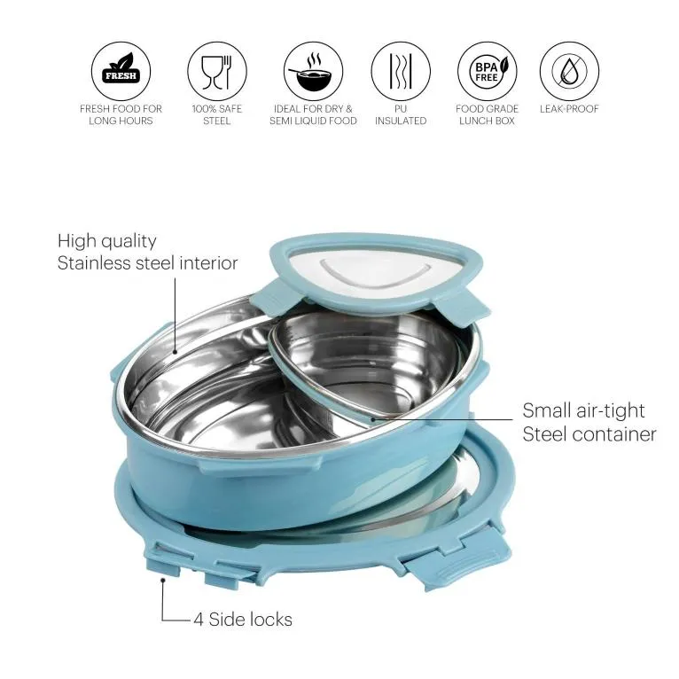 Oval Eat Insulated Lunch Box