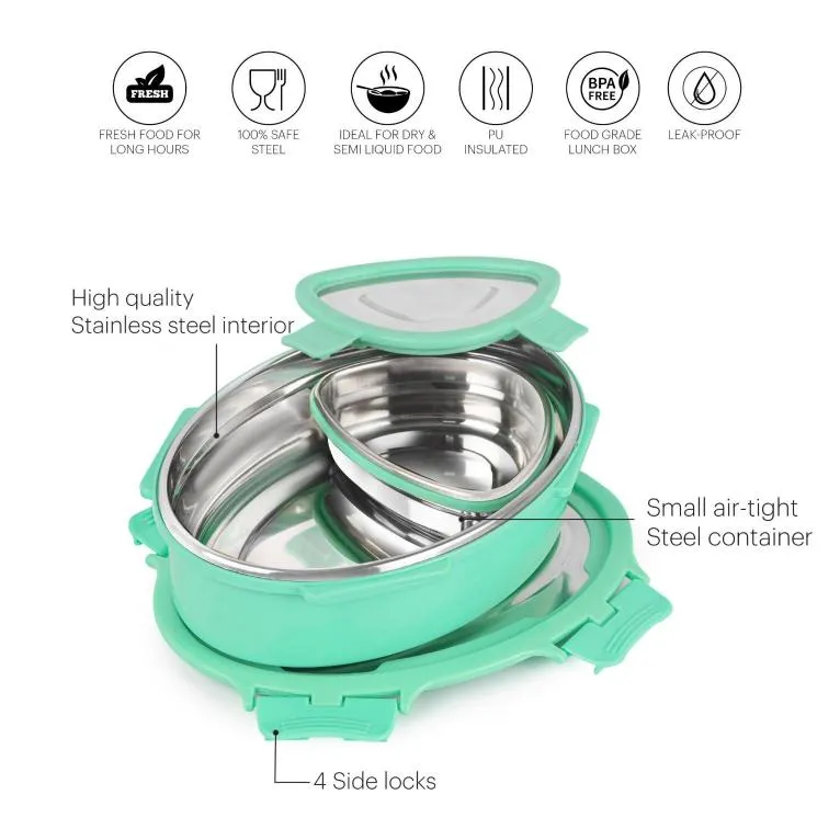 Oval Eat Insulated Lunch Box