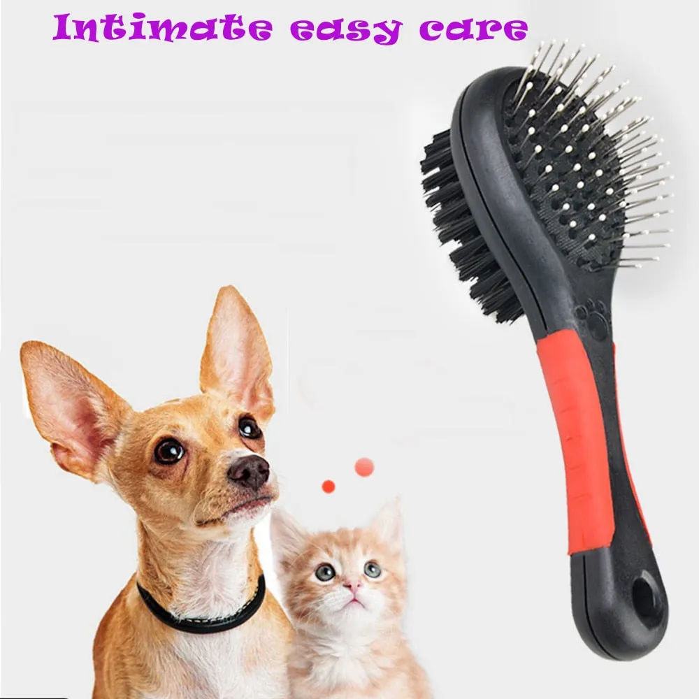 Pet Bath Massage Brush Gentle Double-sided Hair Convenience Brush