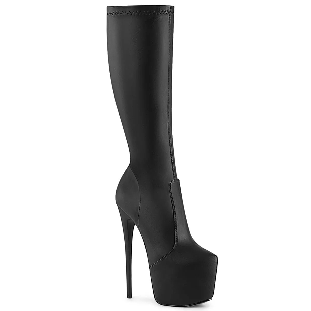Pleaser Jubilant-2000 Stiletto Heel Knee High Boot