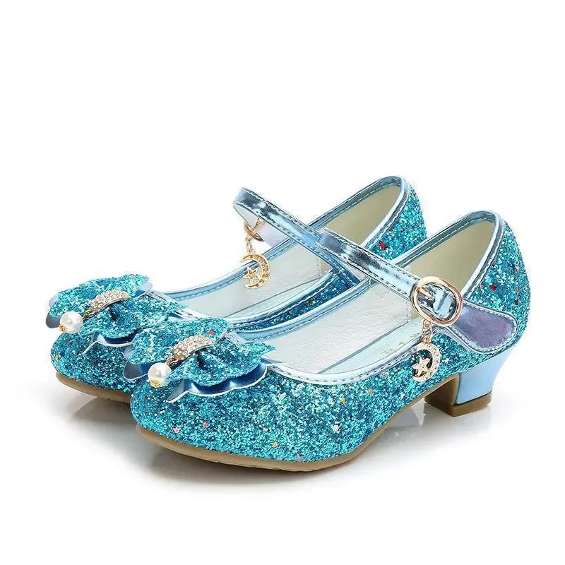 Princess Butterfly Leather Shoes Kids girls