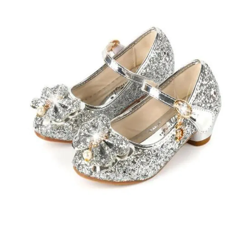 Princess Butterfly Leather Shoes Kids girls