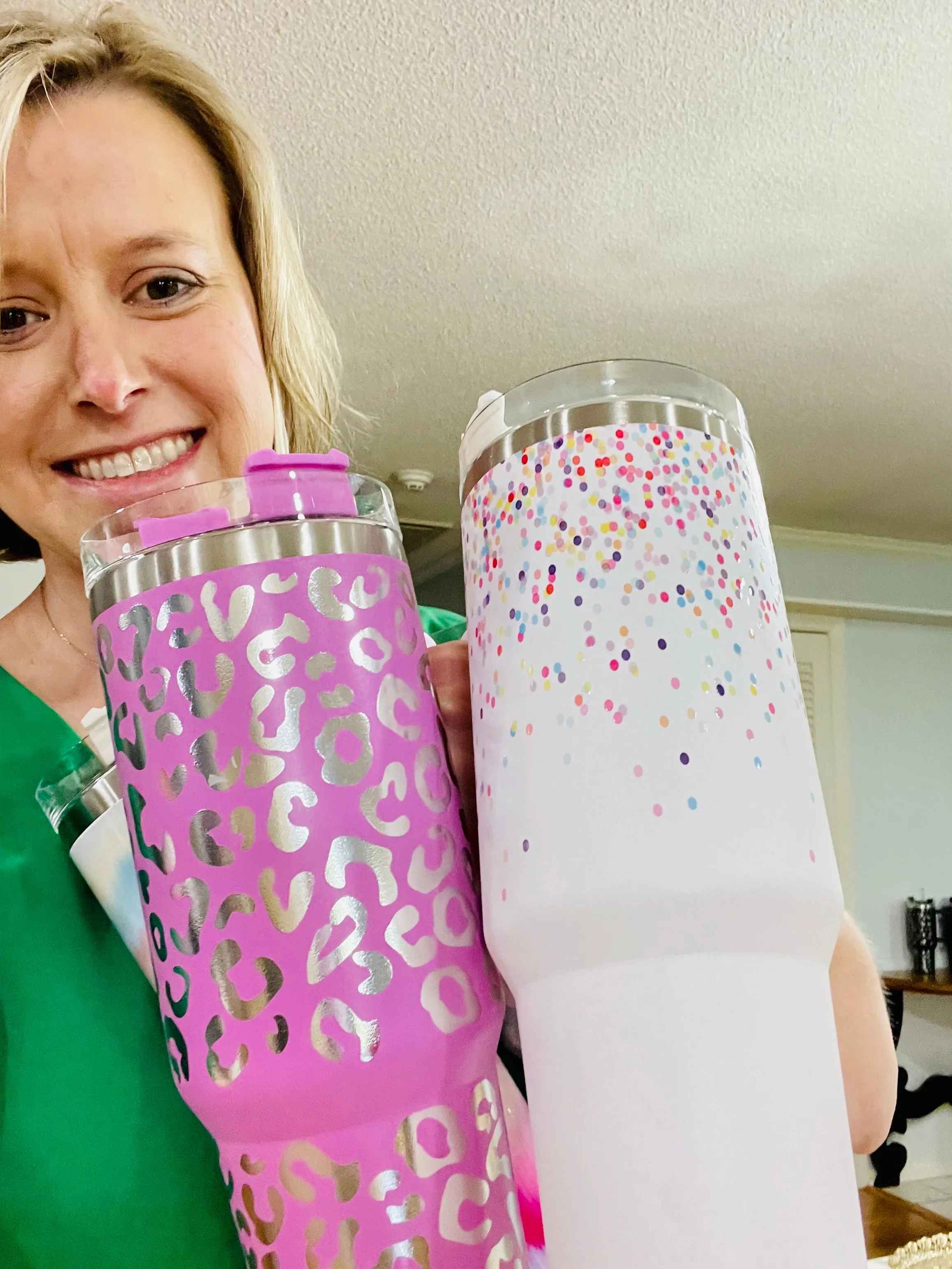 Quencher Tumbler 40 oz- Leopard