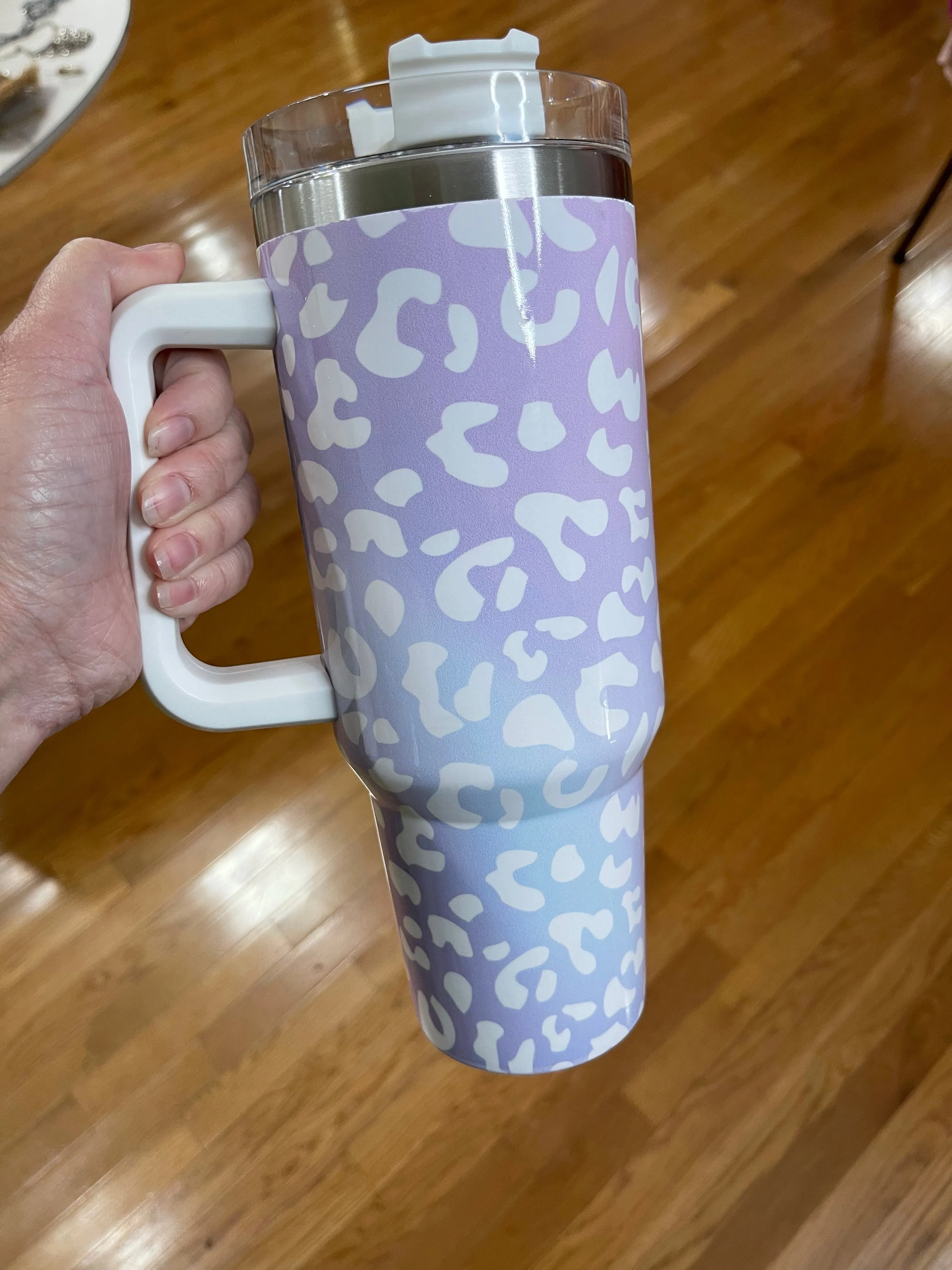 Quencher Tumbler 40 oz- Leopard
