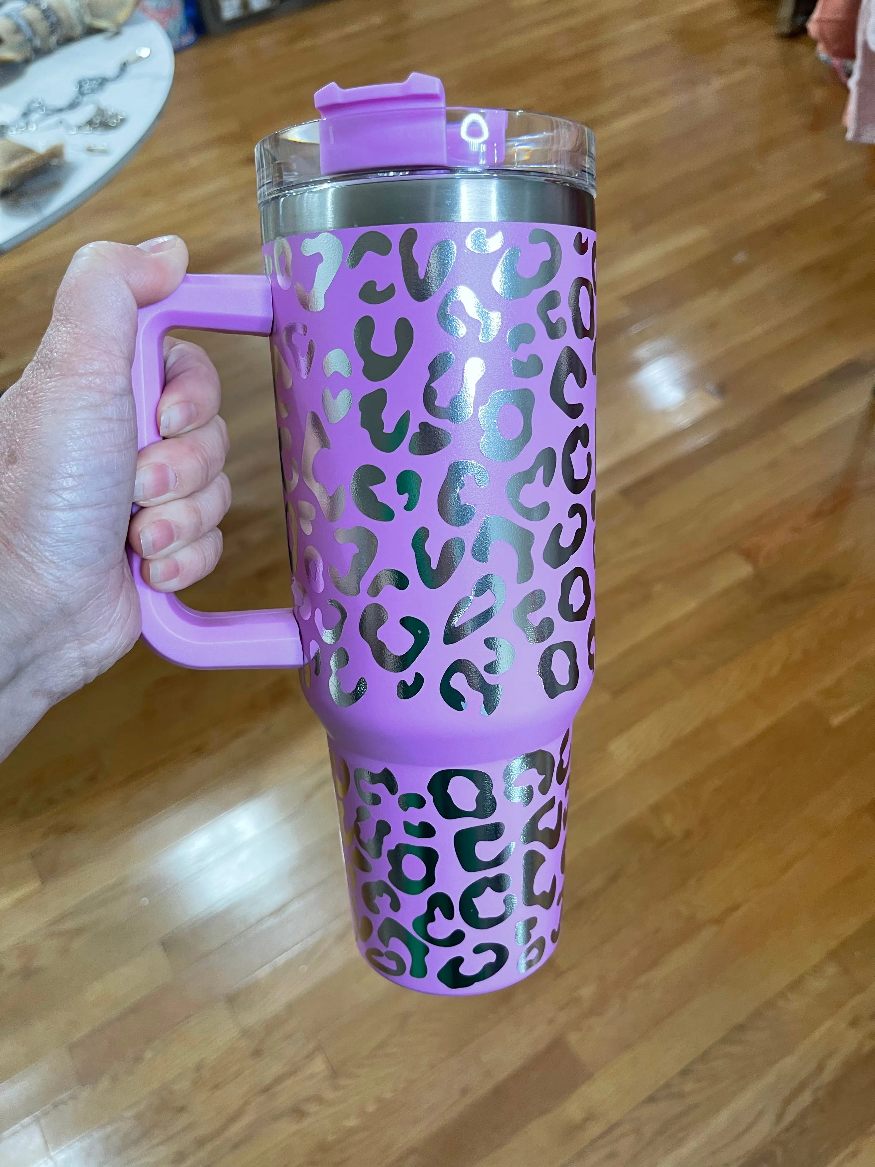 Quencher Tumbler 40 oz- Leopard