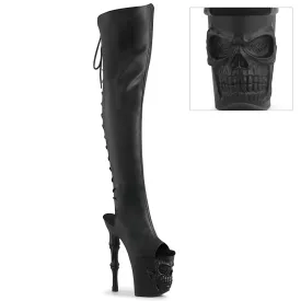 RAPTURE-3019 Pleaser Black Faux Leather Sexy Platform Shoes (Pole Dancing Heels)