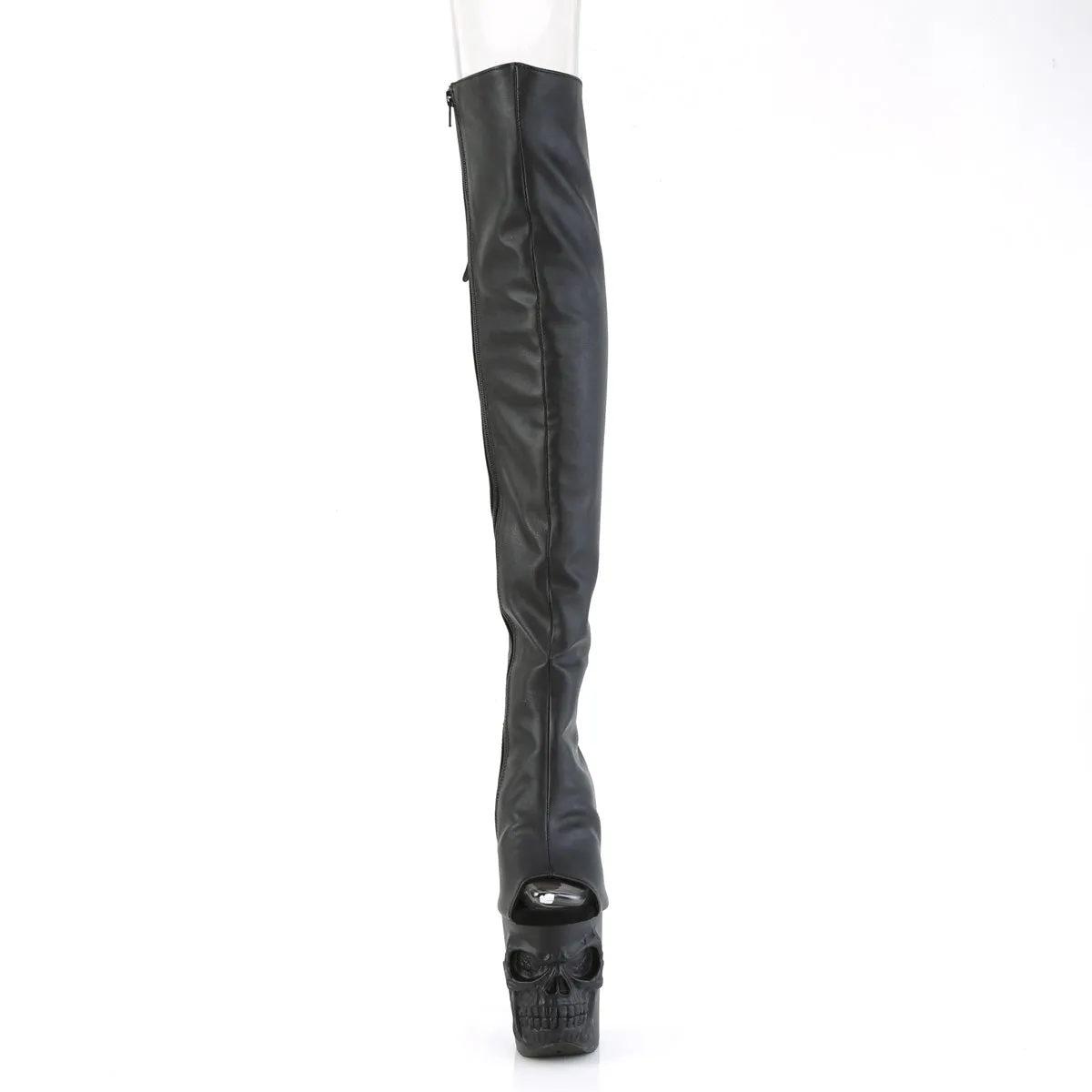 RAPTURE-3019 Pleaser Black Faux Leather Sexy Platform Shoes (Pole Dancing Heels)