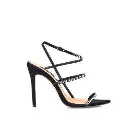 Rebecca Sandal Black Suede