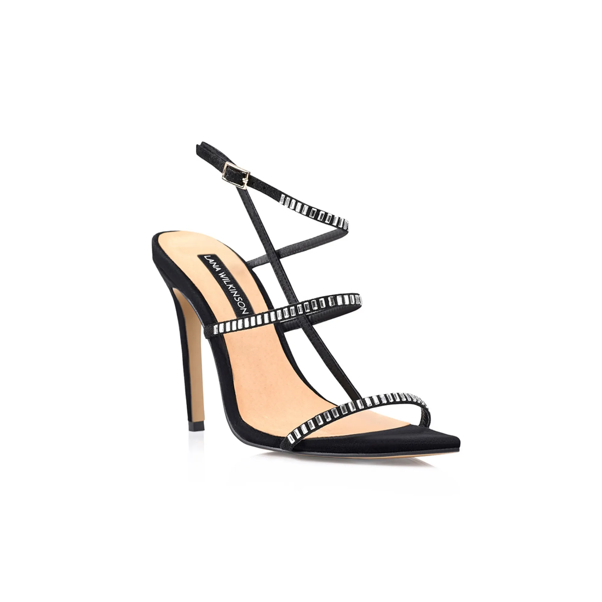 Rebecca Sandal Black Suede