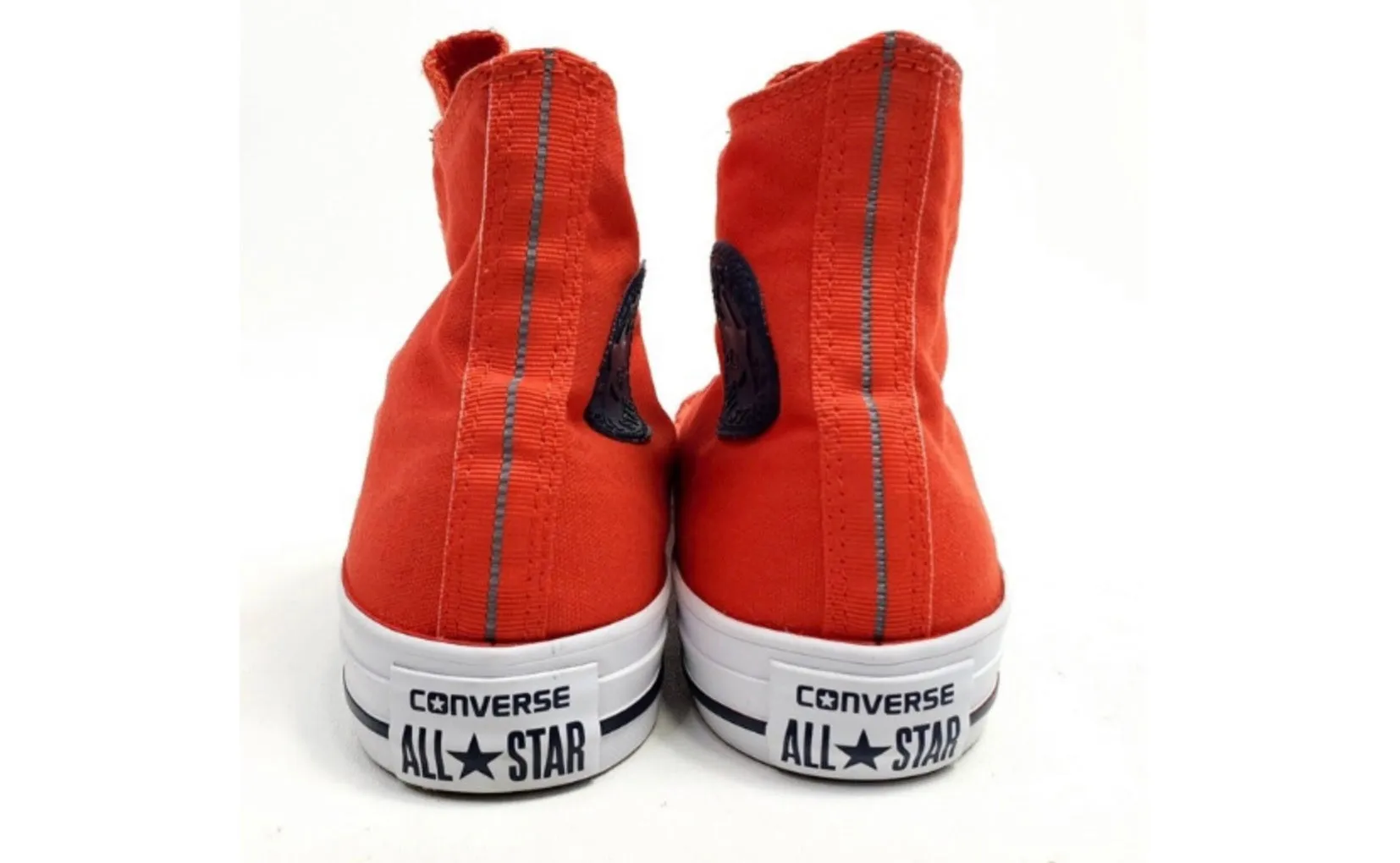 Red Converse Hightops - Size 9