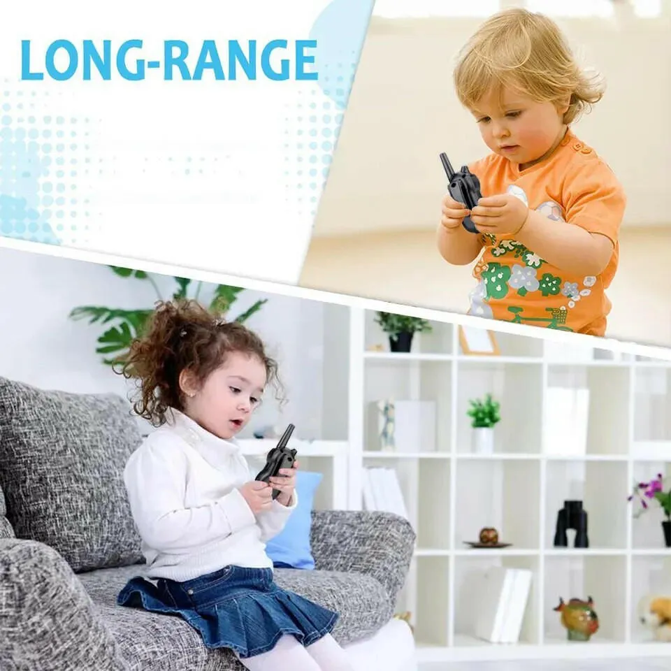 Retevis RT38 Walkie Talkie Children 3pcs FSR 462MHZ 22CH Flashlight Children's Toy Two-way Radio Birthday Gift for Boys Girls