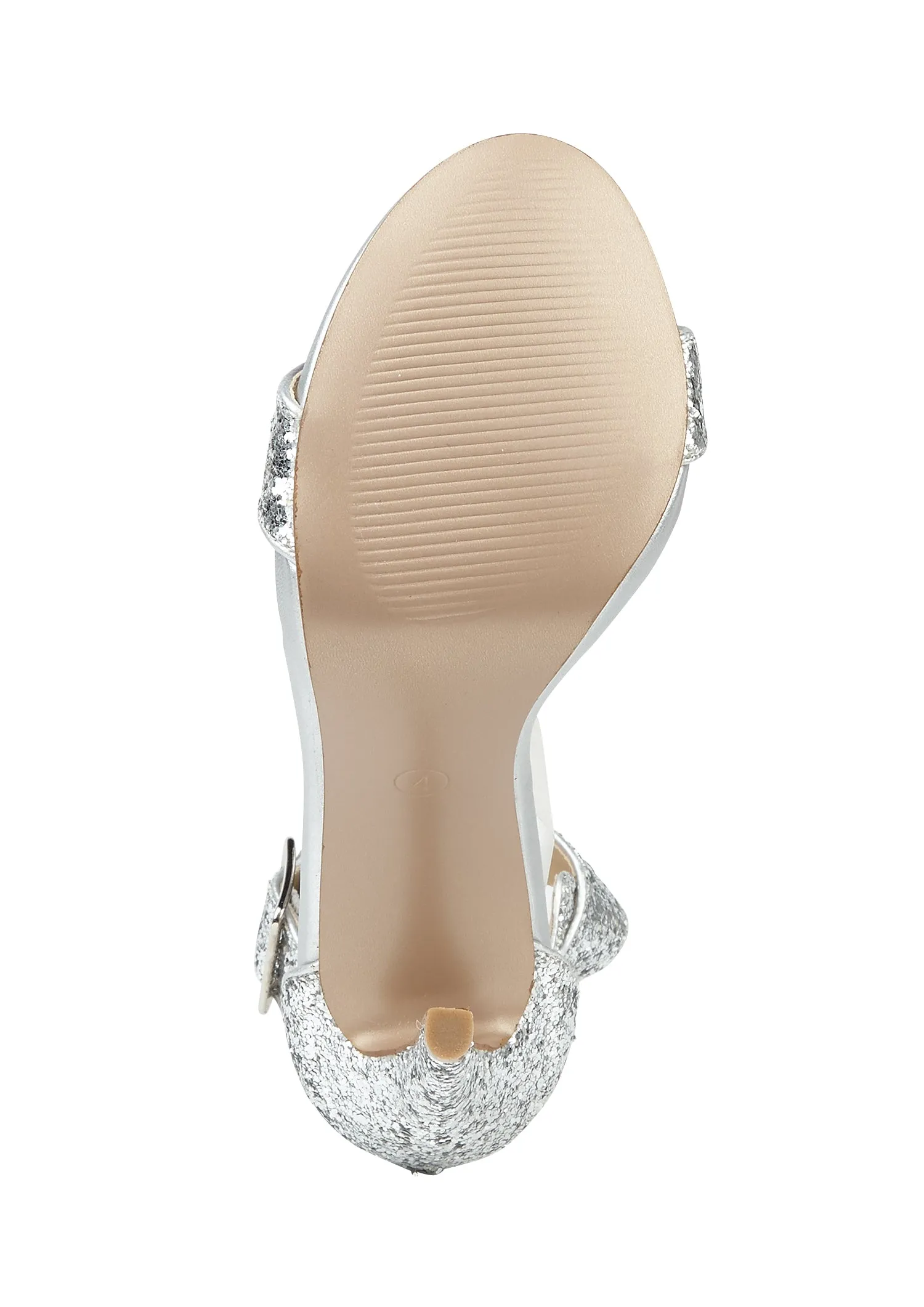 Silver Glitter Heels