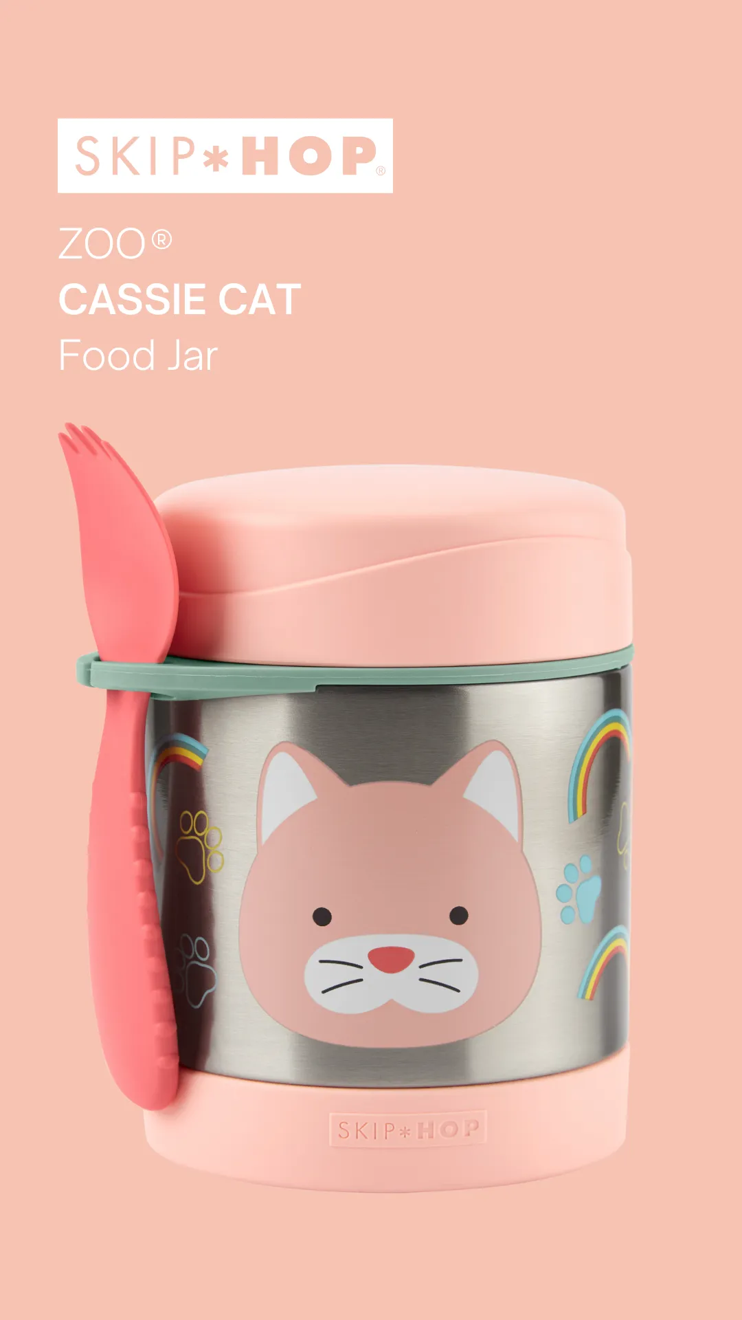 Skip Hop Zoo Insulated Food Jar - Catie Cat