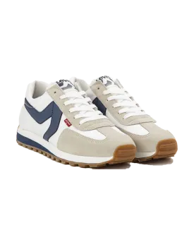 Stryder Shoes in Regular White & Navy