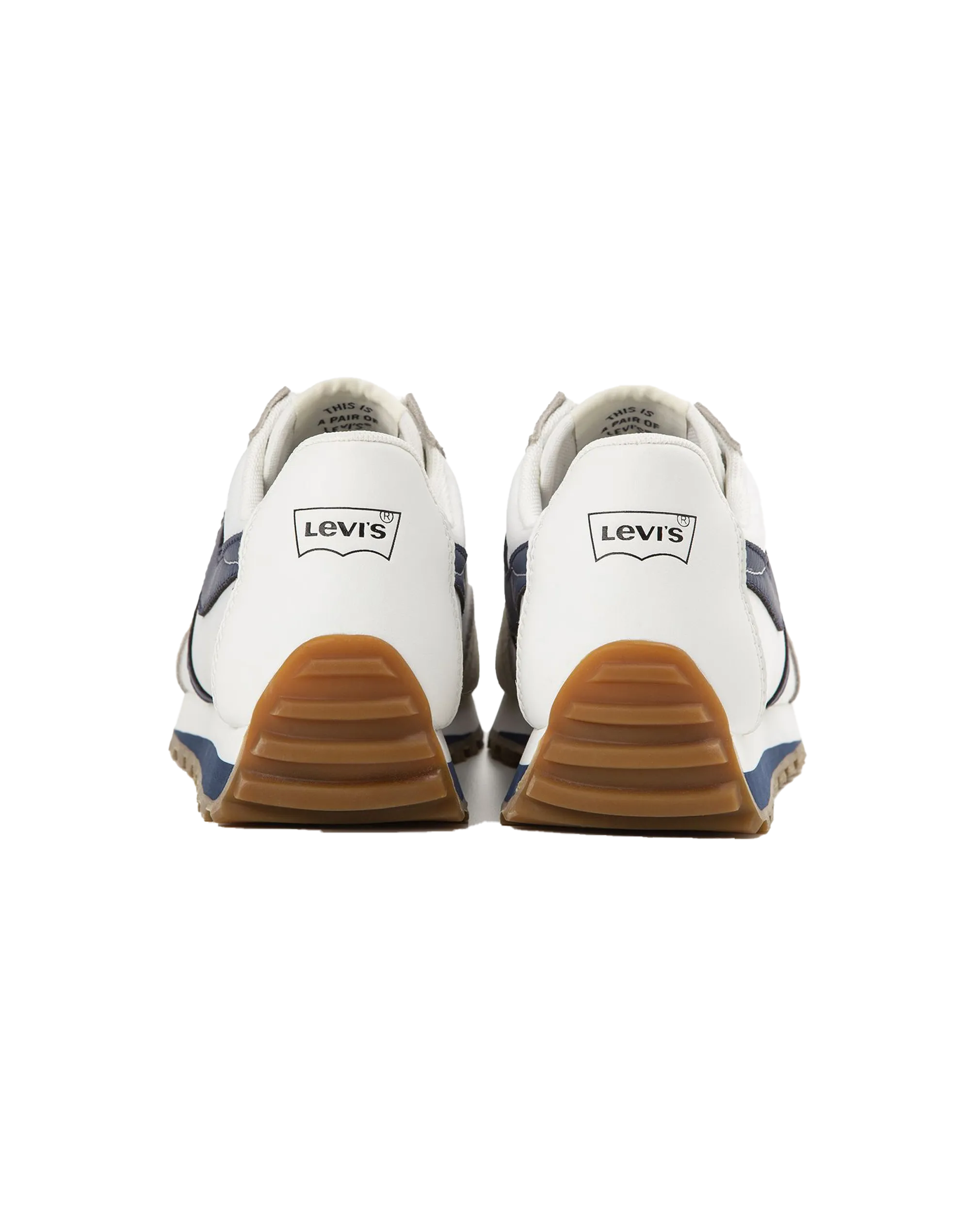 Stryder Shoes in Regular White & Navy