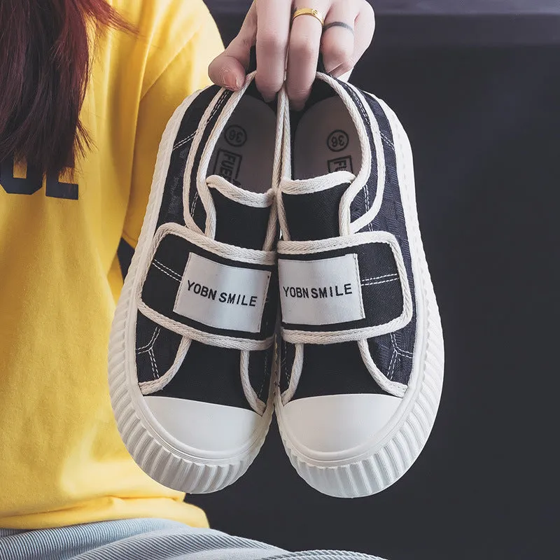 Style White Female Mesh Breathable Leisure Canvas Shoes