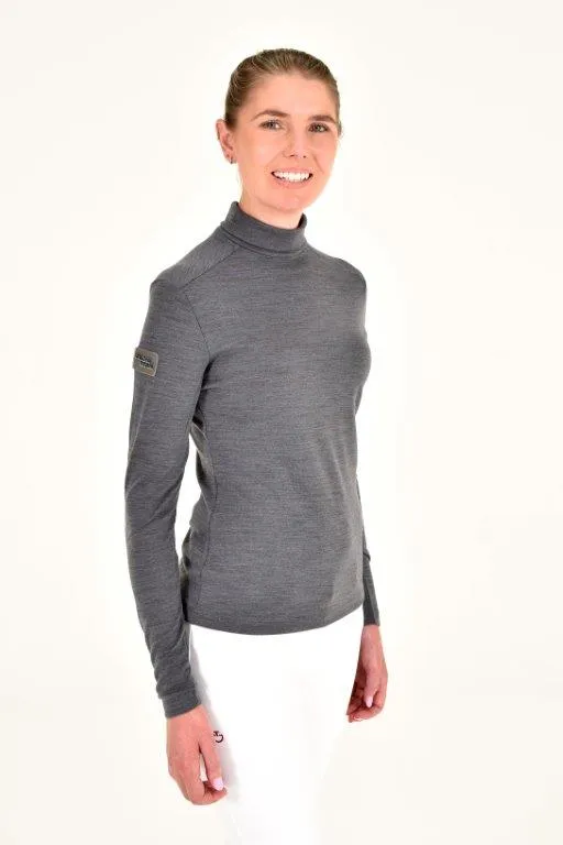 Tech Wool Training Turtleneck - Iron Grey