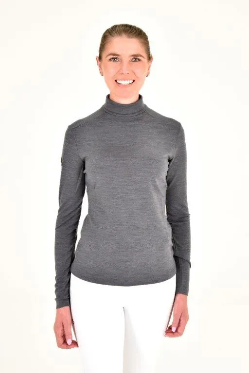 Tech Wool Training Turtleneck - Iron Grey