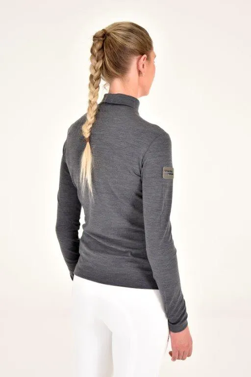 Tech Wool Training Turtleneck - Iron Grey
