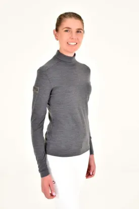Tech Wool Training Turtleneck - Iron Grey