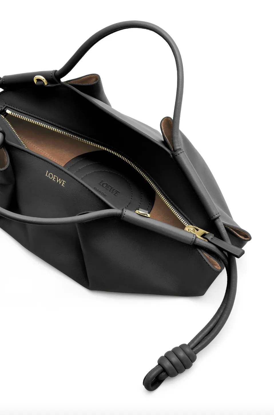 The Paseo Bag in Shiny Nappa - Black