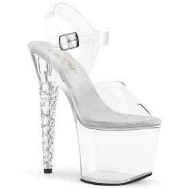 UNICORN-708RSH Pleaser Clear Sexy Platform Shoes (Pole Dancing Heels)