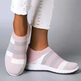 Vulcanized Knitted Sneakers Shoes For Women